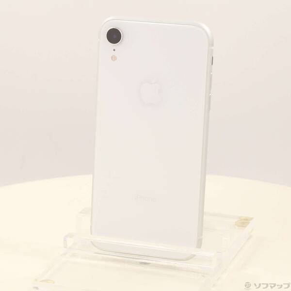 【中古】Apple(アップル) iPhoneXR 64GB ホワイト MT032J／A SIMフリー 【269-ud】