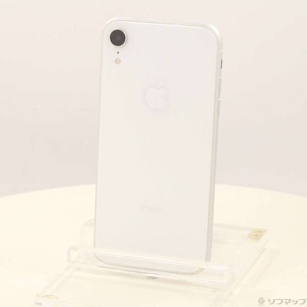 【中古】Apple(アップル) iPhoneXR 64GB ホワイト MT032J／A SIMフリー 【269-ud】