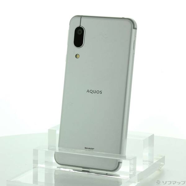 【中古】SHARP(シャープ) AQUOS sense3 lite 64GB シルバーホワイト SH-RM12 楽天 SIMフリー 【349-ud】