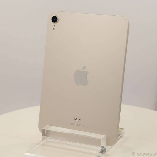 【中古】Apple(アップル) iPad mini 第6世代 64GB スターライト MK7P3J/A Wi-Fi 【377-ud】