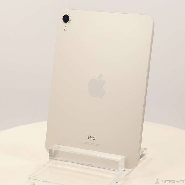 【中古】Apple(アップル) iPad mini 第6世代 64GB スターライト MK7P3J/A Wi-Fi 【297-ud】
