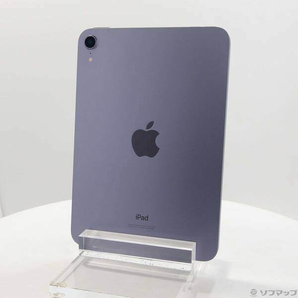 【中古】Apple(アップル) iPad mini 第6世代 256GB パープル MK7X3J/A Wi-Fi 【377-ud】