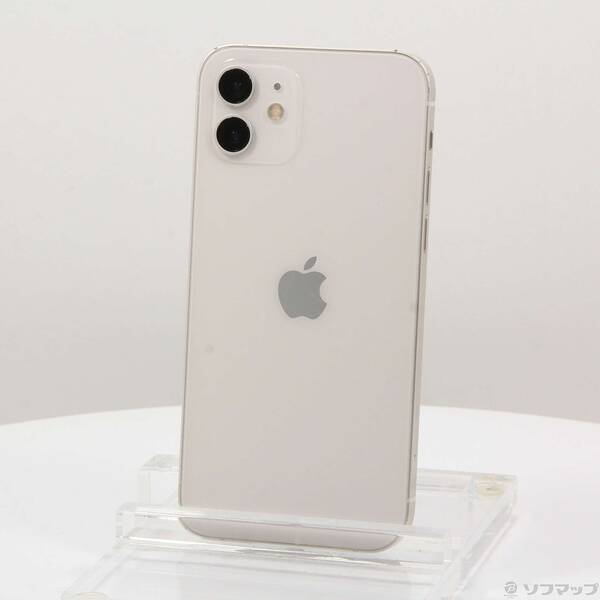 【中古】Apple(アップル) iPhone12 64GB ホワイト MGHP3J/A SIMフリー 【368-ud】