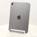 【中古】Apple(アップル) iPad mini 第6世代 64GB スペースグレイ FK7M3J/A Wi-Fi 【276-ud】