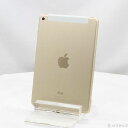 【中古】SoftBank iPad mini 4 128GB ゴールド MK782J/A SIMフリー 【352-ud】(2)
