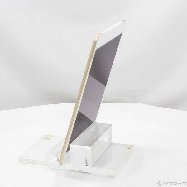 【中古】SoftBank iPad mini 4 128GB ゴールド MK782J／A SIMフリー 【352-ud】