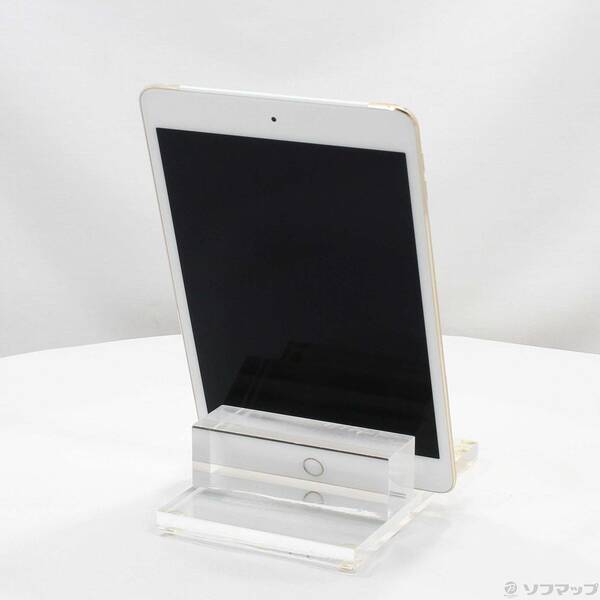 【中古】SoftBank iPad mini 4 128GB ゴールド MK782J／A SIMフリー 【352-ud】