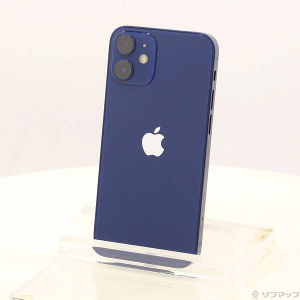 【中古】Apple(アップル) iPhone12 mini 64GB ブルー MGAP3J/A SIMフリー 【377-ud】
