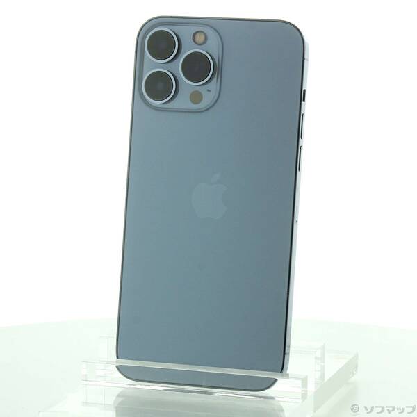 【中古】Apple(アップル) iPhone13 Pro Max 256GB シエラブルー MLJD3J/A SIMフリー 【349-ud】