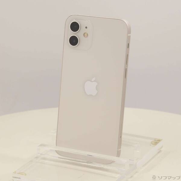 【中古】Apple(アップル) iPhone12 64GB ホワイト MGHP3J/A SIMフリー 【269-ud】