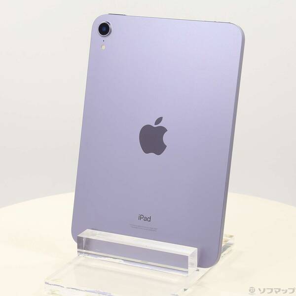 【中古】Apple(アップル) iPad mini 第6世代 256GB パープル MK7X3J/A Wi-Fi 【344-ud】