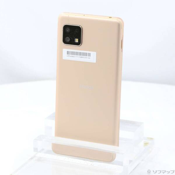 【中古】SHARP(シャープ) AQUOS sense4 basic 64GB ライトカッパー A003SH Y!mobile 【258-ud】