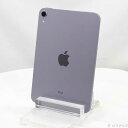 【中古】Apple(アップル) iPad mini 第6世代 64GB パープル MK7R3J/A Wi-Fi 【196-ud】