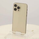 【中古】Apple(アップル) iPhone14 Pro Max 128GB ゴールド MQ983J/A SIMフリー 【295-ud】