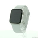 【中古】Apple(アップル) Apple Watch Series 5 GPS + Cellular 40mm ステンレススチールケース ホワイトスポーツバン...