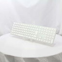 【中古】Apple(アップル) Appleシリコン搭載Macモデル用 Touch ID搭載 Magic Keyboard (テンキー付き) 日本語 ホワイトキー MXK73J/A 【262-ud】(2)
