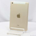 【中古】Apple(アップル) iPad mini 3 16GB ゴールド MGYR2J/A docomo 【349-ud】