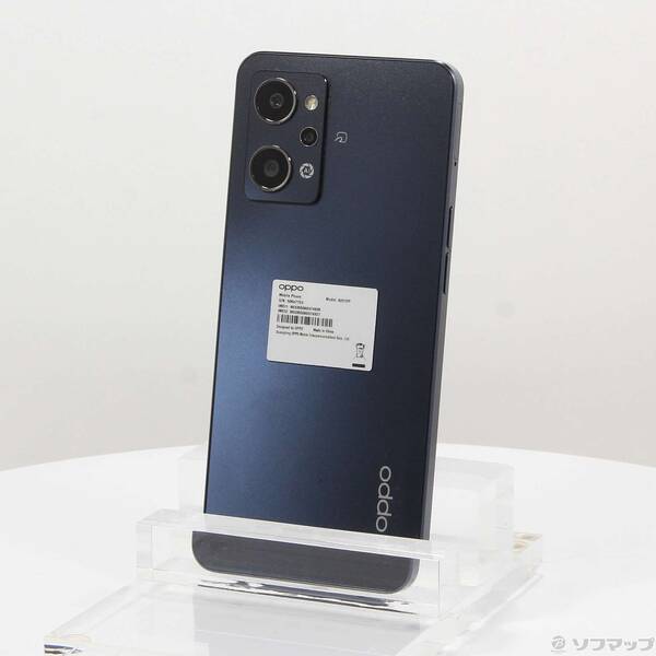 【中古】OPPO(オッポ) OPPO Reno7 A 128GB スターリーブラック A201OP Y!mobile SIMフリー 【262-ud】