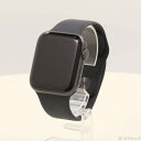 【中古】Apple(アップル) Apple Watch Series 5 GPS 44mm スペースグレイアルミニウムケース ミッドナイトスポーツループ 【35...