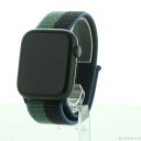 【中古】Apple(アップル) Apple Watch Series 7 GPS 45mm グリーンアルミニウムケース ミッドナイト/ユーカリスポーツループ 【...