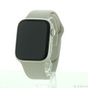 【中古】Apple(アップル) Apple Watch Series 8 GPS + Cellular 45mm スターライトアルミニウムケース スターライトス...