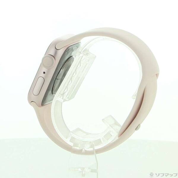 【中古】Apple(アップル) 〔展示品〕 Apple Watch Series 9 GPS 41mm ピンクアルミニウムケース ライトピンクスポーツバンド 【295-ud】