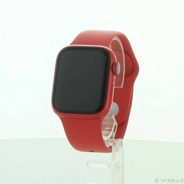 【中古】Apple(アップル) 〔展示品〕 Apple Watch Series 9 GPS 41mm (PRODUCT)REDアルミニウムケース (PRODUCT)REDスポーツバンド 【297-ud】