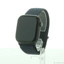 【中古】Apple(アップル) Apple Watch Series 10 GPS 42mm ジェットブラックアルミニウムケース インクスポーツループ 【348...