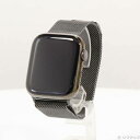 【中古】Apple(アップル) Apple Watch Series 8 GPS + Cellular 45mm グラファイトステンレススチールケース グラファ...