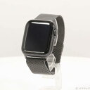 【中古】Apple(アップル) Apple Watch Series 6 GPS 40mm スペースグレイアルミニウムケース グラファイトミラネーゼループ 【3...