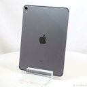 【中古】Apple(アップル) iPad Pro 11インチ 256GB スペースグレイ MU102J/A docomoロック解除SIMフリー 【247-ud】