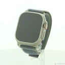 【中古】Apple(アップル) 〔展示品〕 Apple Watch Ultra 2 GPS + Cellular 49mm チタニウムケース グリーン/グレイト...