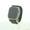 【中古】Apple(アップル) 〔展示品〕 Apple Watch Ultra 2 GPS + Cellular 49mm チタニウムケース ブルーアルパインル...