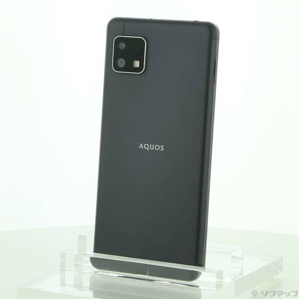 【中古】SHARP(シャープ) AQUOS sense4 basic 64GB ブラック A003SH Y!mobile 【196-ud】