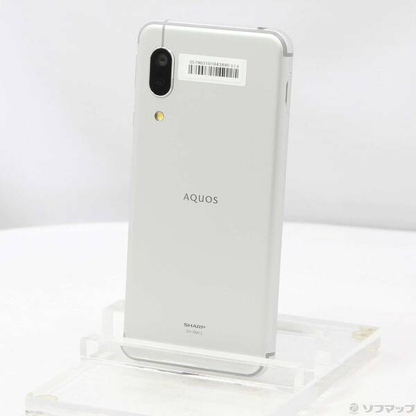 【中古】SHARP(シャープ) AQUOS sense3 lite 64GB シルバーホワイト SH-RM12 楽天 SIMフリー 【269-ud】