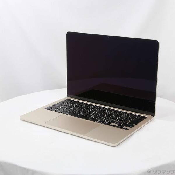 【中古】Apple(アップル) MacBook Air 13.6-inch Mid-2022 MLY13J/A Apple M2 8コアCPU_8コアGPU 8GB SSD256GB スターライト 〔15.3 Sequoia〕 【258-ud】