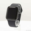 【中古】Apple(アップル) Apple Watch Series 5 GPS 44mm スペースグレイアルミニウムケース ブラックスポーツバンド 【352-...