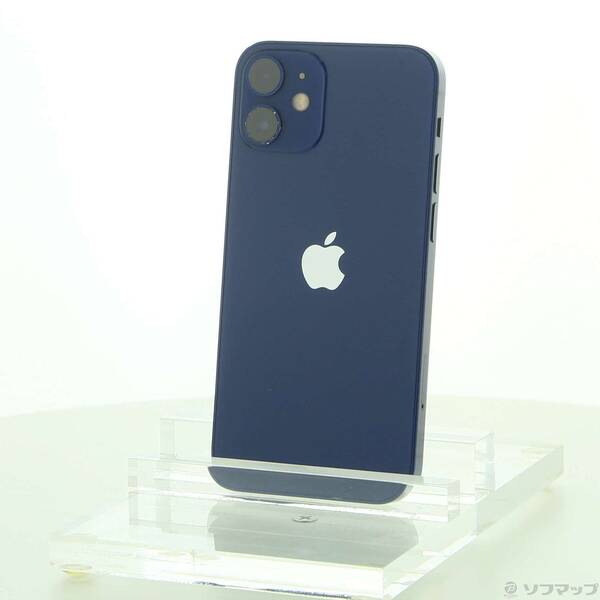 【中古】Apple(アップル) iPhone12 mini 256GB ブルー MGDV3J／A SIMフリー 【305-ud】