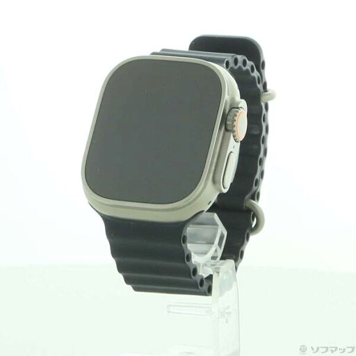 【中古】Apple(アップル) Apple Watch Ultra GPS + Cellular 49mm チタニウムケース ミッドナイトオーシャンバンド 【297-ud】 【中古】Apple(アップル) Apple Watch Ultra GPS + Cellular 49mm チタニウムケース ミッドナイトオーシャンバンド 【297-ud】