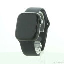 【中古】Apple(アップル) Apple Watch Series 10 GPS 42mm ジェットブラックアルミニウムケース ブラックスポーツバンド 【34...