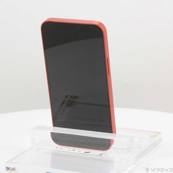 【中古】Apple(アップル) iPhone12 mini 64GB プロダクトレッド MGAE3J／A SIMフリー 【368-ud】
