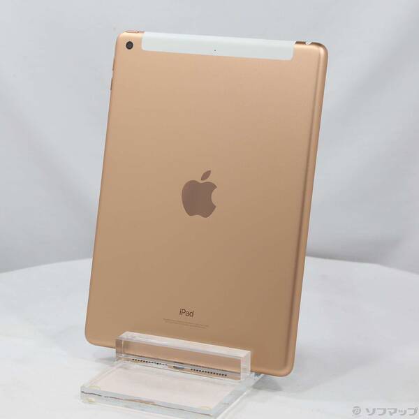 【中古】Apple(アップル) iPad 第6世代 32GB ゴールド MRM02J／A auロック解除SIMフリー 【348-ud】