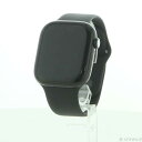 【中古】Apple(アップル) Apple Watch Series 10 GPS 46mm ジェットブラックアルミニウムケース ブラックスポーツバンド 【34...