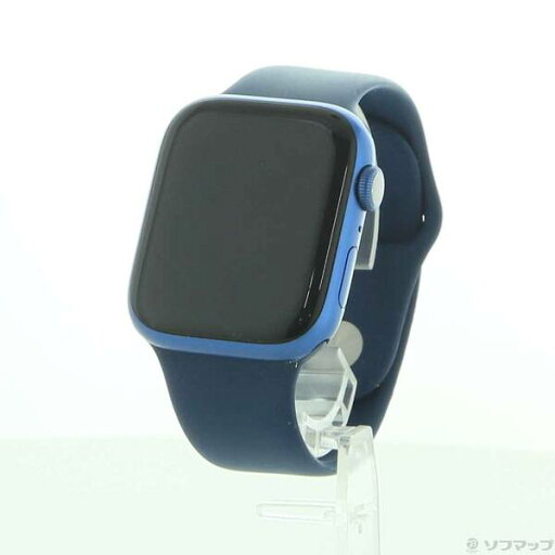 【中古】Apple(アップル) Apple Watch Series 7 GPS 45mm ブルーアルミニウムケース アビスブルースポーツバンド 【344-ud】 【中古】Apple(アップル) Apple Watch Series 7 GPS 45mm ブルーアルミニウムケース アビスブルースポーツバンド 【344-ud】