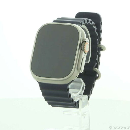 【中古】Apple(アップル) Apple Watch Ultra 2 GPS + Cellular 49mm ナチュラルチタニウムケース ネイビーオーシャンバンド 【348-ud】 【中古】Apple(アップル) Apple Watch Ultra 2 GPS + Cellular 49mm ナチュラルチタニウムケース ネイビーオーシャンバンド 【348-ud】