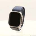 【中古】Apple(アップル) 〔展示品〕 Apple Watch Ultra 2 GPS + Cellular 49mm チタニウムケース ブルーアルパインル...