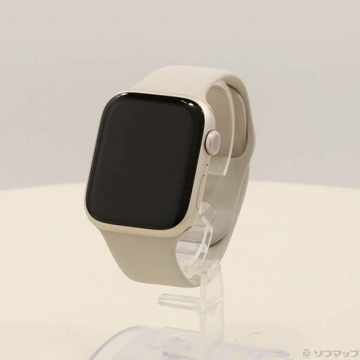 【中古】Apple(アップル) 〔展示品〕 Apple Watch Series 9 GPS 45mm スターライトアルミニウムケース スターライトスポーツバンド 【258-ud】 【中古】Apple(アップル) 〔展示品〕 Apple Watch Series 9 GPS 45mm スターライトアルミニウムケース スターライトスポーツバンド 【258-ud】