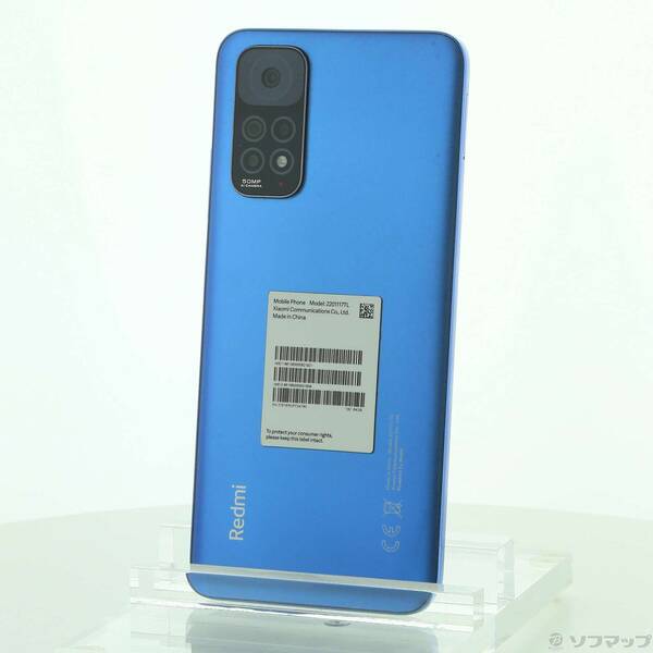 【中古】Xiaomi(シャオミ) Redmi Note 11 64GB トワイライトブルー 2201117TL SIMフリー 【377-ud】