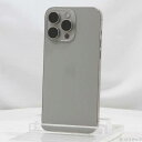【中古】Apple(アップル) iPhone15 Pro Max 1TB ナチュラルチタニウム MU713J/A SIMフリー 【198-ud】