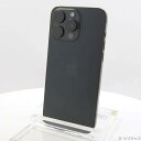 【中古】Apple(アップル) iPhone15 Pro Max 512GB ブラックチタニウム MU6U3J/A SIMフリー 【198-ud】